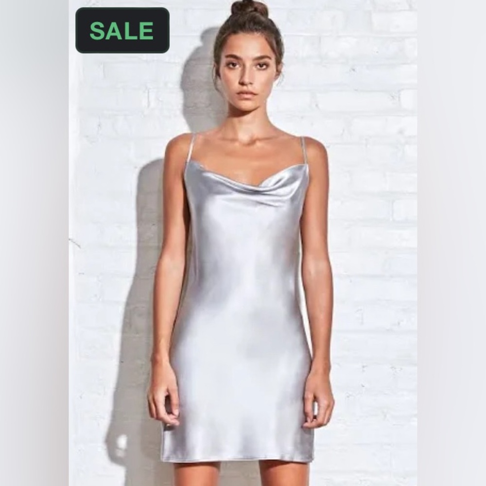 Short Cowl Neck Slip Dress NYT